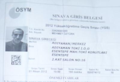 Gıda Hareketi’nin Adıyaman Temsilcisine ÖSYM ve polis zulmü